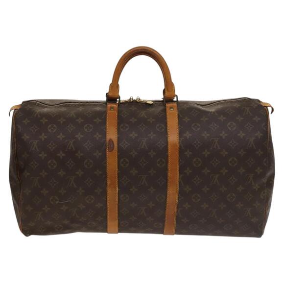 LOUIS VUITTON Monogram Keepall 55 Boston Bag M41424 - Picture 2 of 16